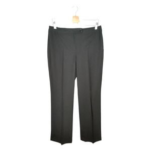 Washable Wool Stretch Straight Leg Flat Front Pant 10P